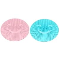 Silikon Fırçalı Banyo Masaj Matı ve  Ayaklar için Topuk Masaj Paspası