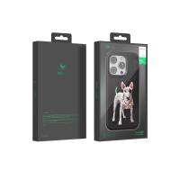 Venco iPhone 15 Pro Perma Desenli Kapak - Kahverengi