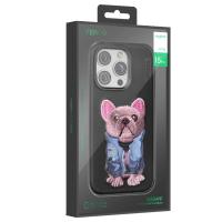 Venco iPhone 16 Pro Cute Desenli Kapak - Kahverengi