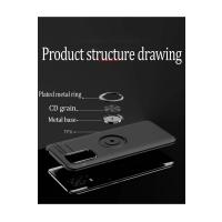 Xiaomi Mi 10 Lite Kılıf Range Yüzüklü Silikon - Siyah