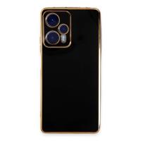 Xiaomi Poco F5 Kılıf Volet Silikon - Siyah