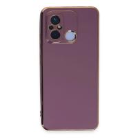 Xiaomi Redmi 12C Kılıf Volet Silikon - Mor