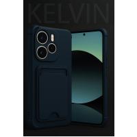 Xiaomi Redmi Note 14 4G Kelvin Kartvizitli Silikon - Bordo