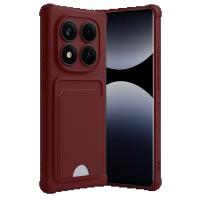 Xiaomi Redmi Note 14 Pro Plus Kelvin Kartvizitli Silikon - Bordo