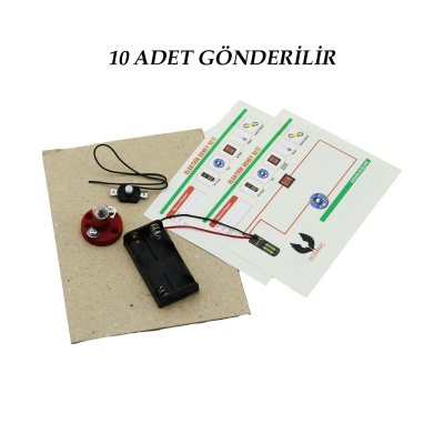 10 ADET ELEKTRİK DENEY SETİ