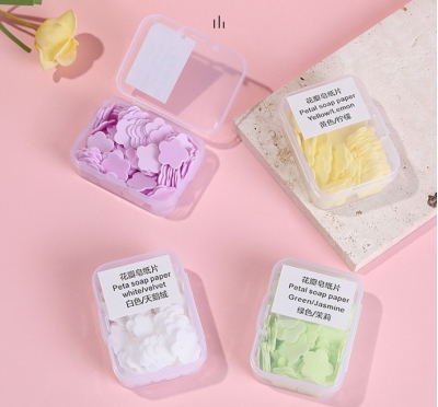 100 Yaprak Eriyen Mini Parfümlü Kağıt Sabun