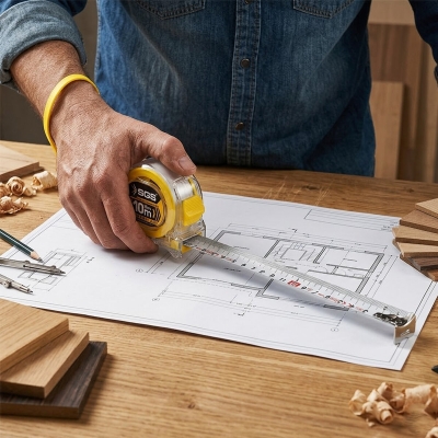 12 ADET 10MT X 25MT ŞEFFAF STOPLU ŞERİT METRE
