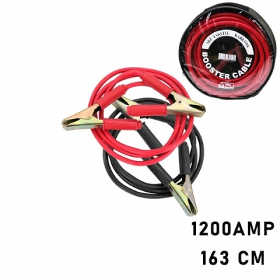 1200 AMPER AKÜ TAKVİYE KABLOSU 1.63MT - PENCERELİ BEZ ÇANTALI
