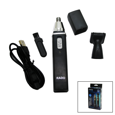 2IN1 BURUN - KULAK KIL ALMA - ENSE ÇİZİM USB SARJLI TRAŞ MAKİNESİ RD-3138