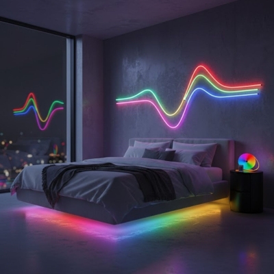 3 Metre Neon LED Işık – Esnek Dekoratif Ortam ve Oda Aydınlatması