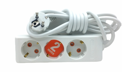 3LÜ 2MT.UZATMA KABLO GRUP PRİZ