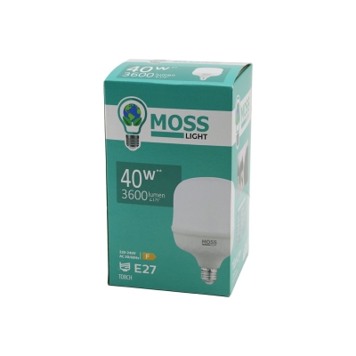 40W  TORCH  LED AMPUL PLASTİK E27 3600LUMEN L175° 5000 SAAT ÖMÜR IP20 185-265V AC  MS-3098
