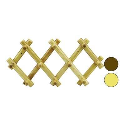 AHŞAP 10 KOLLU AKORDİYON DUVAR ASKISI