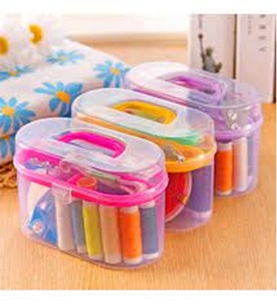 ÇANTALI DİKİŞ ÇEYİZ SETİ İPLİK - İĞNE - MAKAS- MEZURA