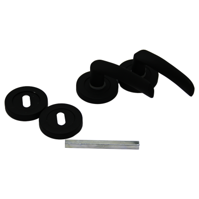 ÇELİKEL ERİŞ-10 AMERİKAN ODA KAPI KOLU SİYAH