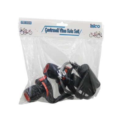 ÇEVİRMELİ BİSİKLET VİTES KOLU SETİ 2PCS VİTES KOLU - 2PCS ELCİK - TEL - TEL KORUYUCU KANAL KABLO