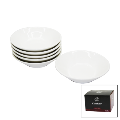 CKR-4144 6 PARÇA  PORSELEN ÇAY TABAK