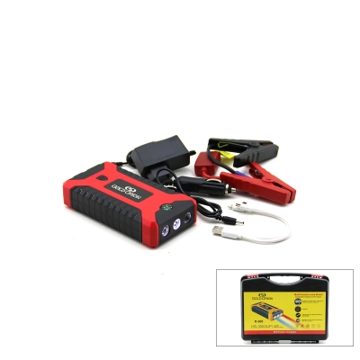ÇOK FONKSİYONLU ATO - ARAÇ TAKVİYE SET TAŞINABİLİR 4 USB ÇIKIŞLI POWERBANK ÖZELLİK - FENER - COB - PUSULA