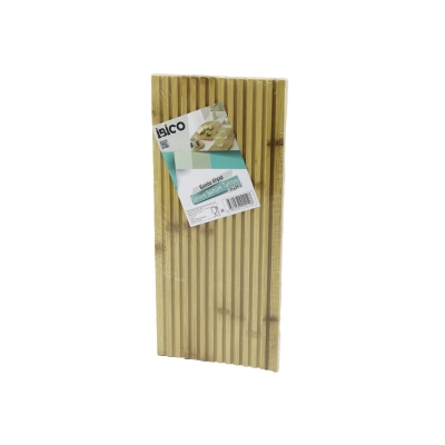 D.GEN  DÜZ KANALLI  ÇİFT TARAF=DÜZ - KANALLI AHŞAP BAMBU SERVİS SUNUM TAHTASI  17 X 39 X 1.5CM