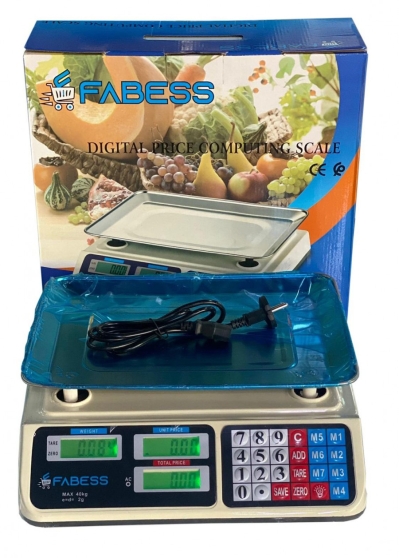 Dijital Göstergeli Elektronik Bakkal Kasap Manav Terazisi 40 Kg