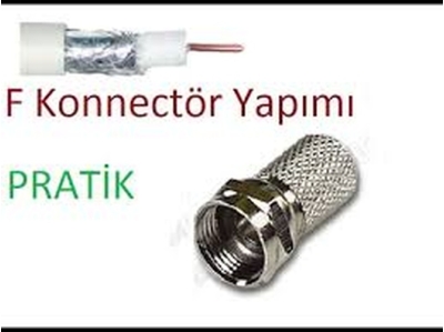 EF VİDA 50 PARÇA  UYDU KONNEKTÖR RG-6-F