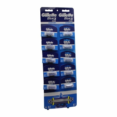 GİLLETTE BLUE3 JİLET KARTELALI 10 PARÇA