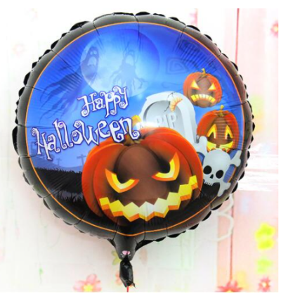 Happy Halloween Balkabağı Folyo Balon 18 inç