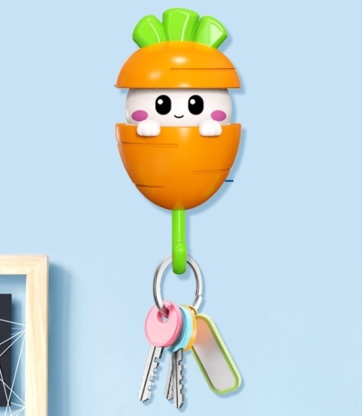 Havuç Tasarımlı Otomatik Açılan Yapışkanlı Askı