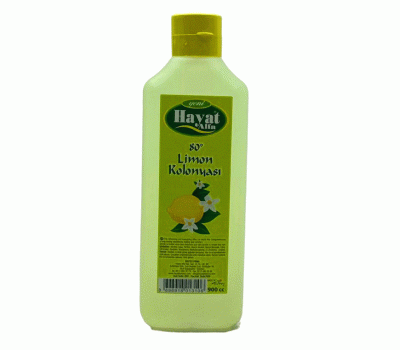 HAYAT 900ML LİMON KOLONYA BİDON