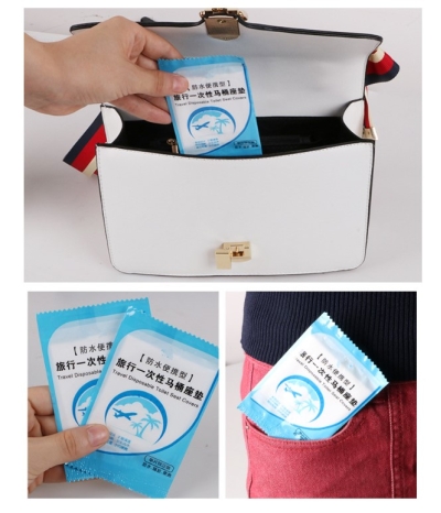 Hijyenik Tek Kullanımlık Klozet Kapağı Poşeti 50 Adet KUTULU