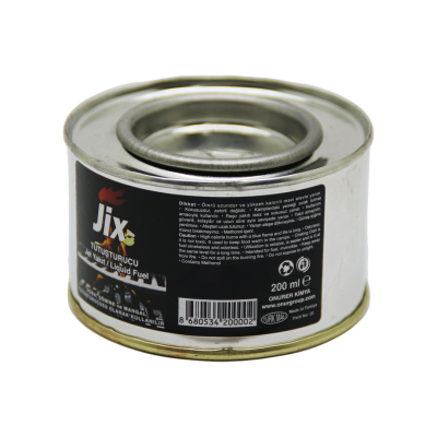 JİX TUTUŞTURUCU 200ML TENEKE JEL YAKIT