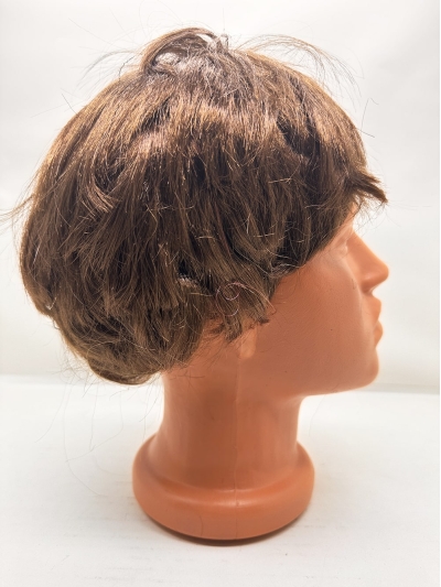 Kahve Renk Kısa Kesim İçi Astarlı Erkek Peruğu