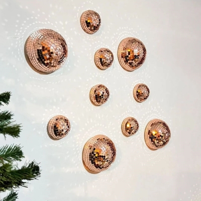 Kare Bronz Cam Mozaik Fayans Çıkartmaları El İşi Kare Cam Fayans Kendinden Yapışkanlı Aynalı Dekor Panel 30x30 Cm