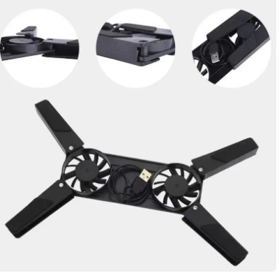 Katlanabilir Laptop Soğutucu 2 fanlı