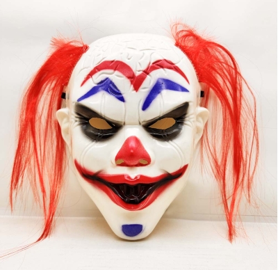 Kızıl Saçlı Joker Palyaço Maskesi