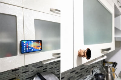 Metal Telefon Tutucu Torpidoya Yapışan Mıknatıslı