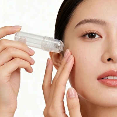 Mikro İğne 64?lü Cilt Bakım Serumu ? Yüz ve Boyun için Anti-Aging, Gözenek Sıkılaştırıcı Serum