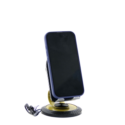 MOBILE PHONE 2IN1 BT SPEAKER HOPARLÖR = 5W ŞARJLI - MASA ÜSTÜ TELEFON TUTACAK = 360° DÖNEN STAND - OYNAR METAL AYAK