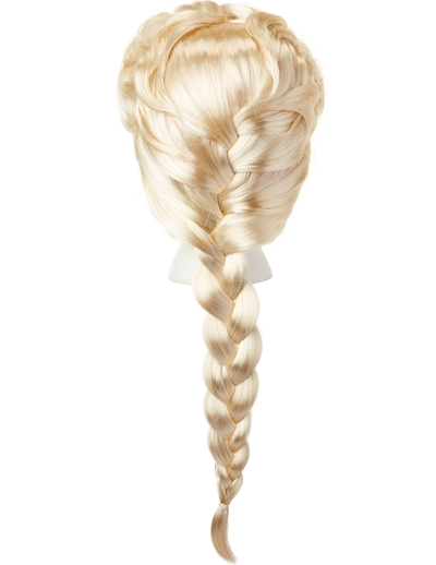Platin Altın Dore Renk Karlar Ülkesi Elsa Frozen Peruğu Çocuk Boy