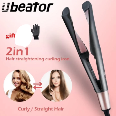 Profesyonel 2'si 1 arada Saç Kıvırma Düzleştirici