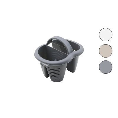 QLUX L-00515 HEYBE KAŞIKLIK TEZGAH ÜSTÜ 4 BÖLMELİ - PLASTİK