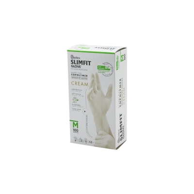 REFLEX SLİMFİT GLOVE KOD-029 M KREM PUDRASIZ MUAYENE ELDİVEN 100LÜ