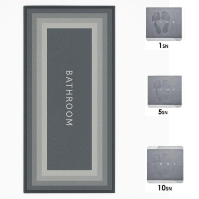 Sihirli Süper Su Emici Kaymaz Tabanlı Uzun Paspas 40*120 cm