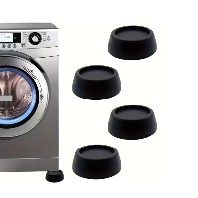 SİYAH ÇAMAŞIR MAKİNE TİTREŞİM ÖNLEYİCİ AYAK