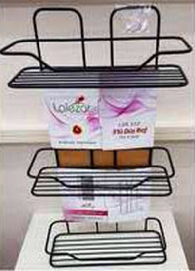 ZAMBAK 3LÜ RAF SİYAH BEYAZ