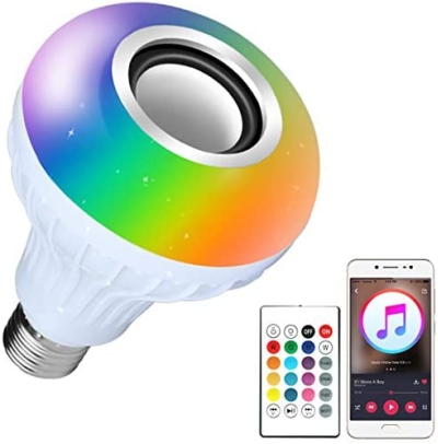 Bluetooth Hoparlör Akıllı Led Ampul Lamba