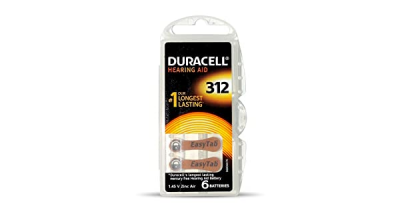 DURACELL 312 İŞİTME CİHAZ KULAK PİLİ 6 PARÇA  KUTU