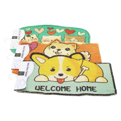 HAYVAN FİGÜRLÜ   37X57CM   KAUÇUK PLASTİK  KAPI PASPASI