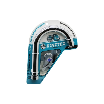 LAVABO BATARYA BORUSU  SÜZGEÇLİ UÇ   KROM KAPLAMA