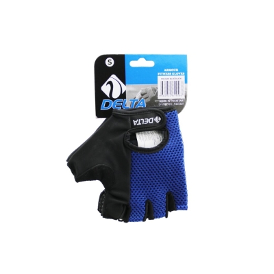 PARMAKSIZ - FİLELİ  SPORCU ELDİVENİ  MAVİ /SİYAH SMALL